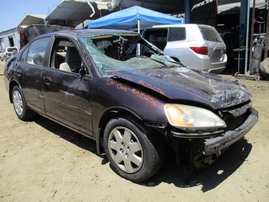 2001 HONDA CIVIC EX PURPLE 4DR 1.7L VTEC AT A15256
